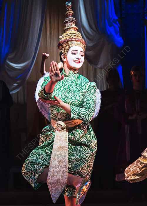 George/Angel In Green Ballet Costume With Gold Head Piece